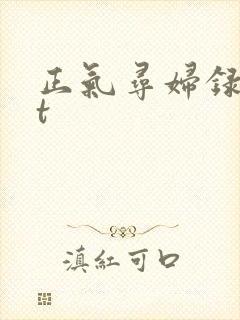 正气寻妇录txt