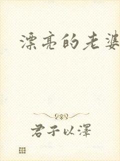 漂亮的老婆