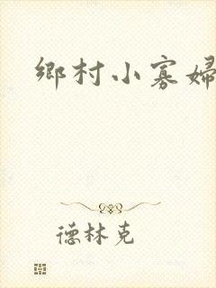 乡村小寡妇