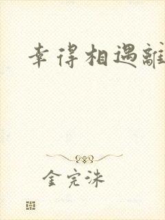 幸得相遇离婚时封面