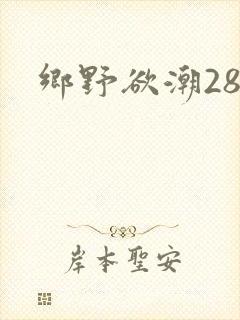 乡野欲潮28章