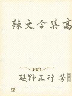 辣文合集高h