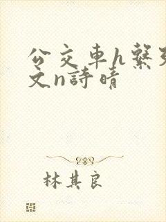 公交车h系列辣文n诗晴封面