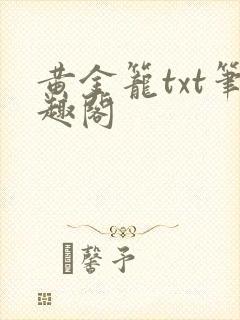 黄金笼txt笔趣阁封面