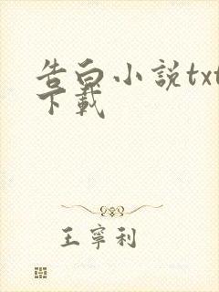 告白小说txt下载