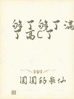 够了够了满到C了高C了封面