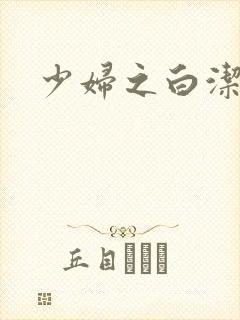 少妇之白洁全篇封面