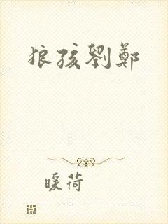 狼孩刘郑封面