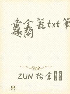 黄金笼txt笔趣阁