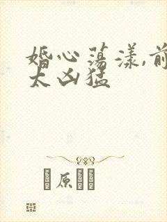 婚心荡漾,前夫太凶猛