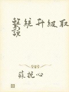 系统升级取液小说封面