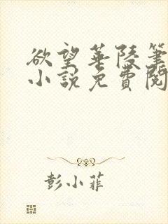 欲望华陵笔趣阁小说免费阅读