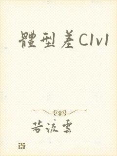 体型差C1v1