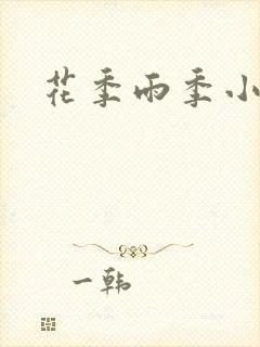 花季雨季小说