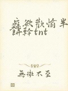 瘾欲欢愉半块小饼干tnt