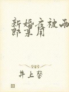 新婚夜被两个伴郎享用