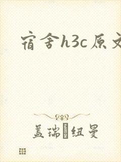宿舍h3c原文