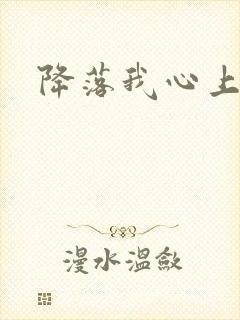 降落我心上