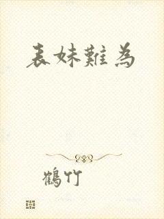表妹难为封面