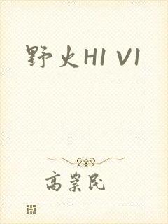 野火H1 V1封面