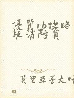 优质rb攻略系统消防员封面