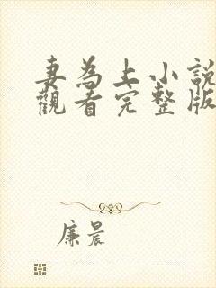妻为上小说免费观看完整版笔趣阁封面