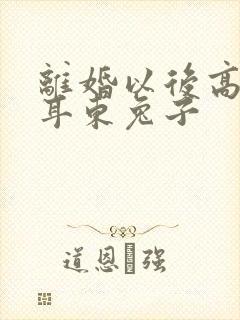 离婚以后高干 耳东兔子