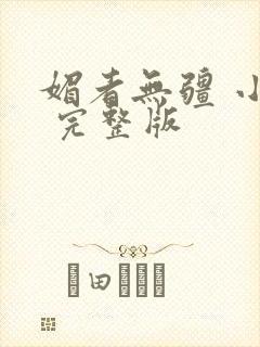 媚者无疆 小说 完整版封面