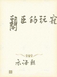 朝臣的玩宠笔趣阁封面
