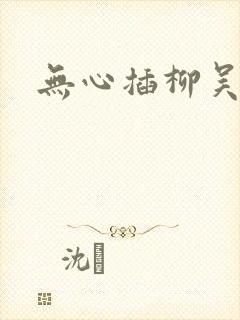 无心插柳吴悠封面