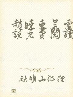 赵晓东吴雪晴小说免费阅读