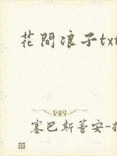 花间浪子txt