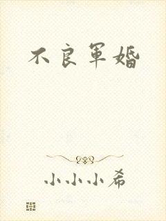 不良军婚封面