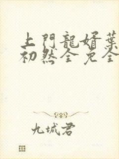 上门龙婿叶辰萧初然全免全集封面