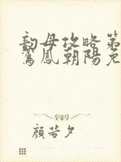 韵母攻略第二部鸾凤朝阳免费阅读