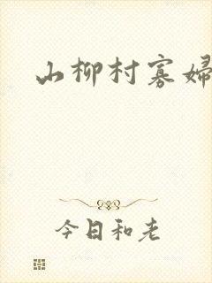 山柳村寡妇情史