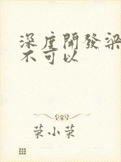 深度开发梁医生不可以