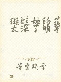 挺进她的花苞啊太深了明星小说封面