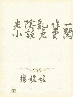光阴乱作一团的小说免费阅读