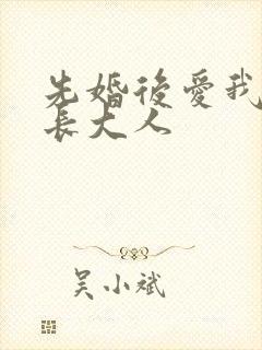 先婚后爱我的市长大人