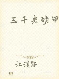 三千光明甲