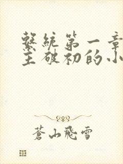 系统第一章给宿主破初的小说