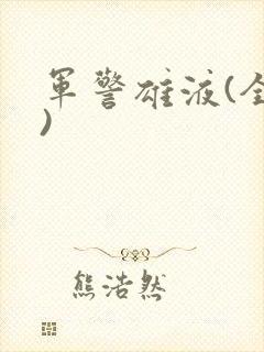 军警雄液(全篇)