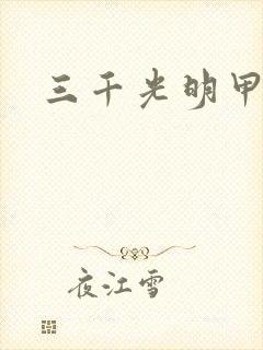 三千光明甲
