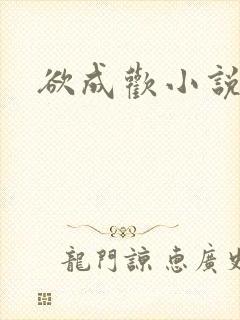 欲成欢小说