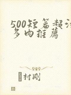 500短篇超污多肉推荐