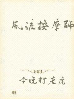 风流按摩师封面