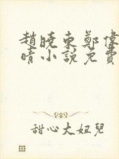 赵晓东郑伟吴雪晴小说免费阅读