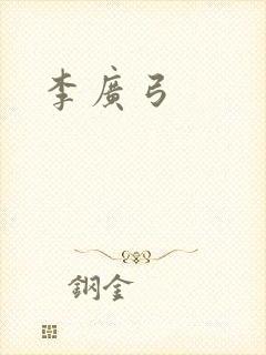 李广弓封面