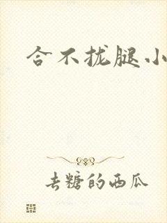 合不拢腿小说